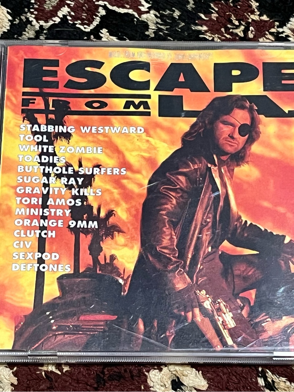Escape from L.A. by Original Soundtrack Cd 1996 John Carpenter Too White Zombie